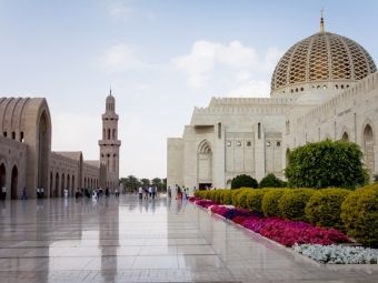 Produktbild: CALVENDO Puzzle Gro&szlig;e Sultan-Qabus-Moschee | 1000 Teile Lege-Gr&ouml;&szlig;e 64x48cm Foto-Puzzle f&uuml;r gl&uuml;ckliche Stunden