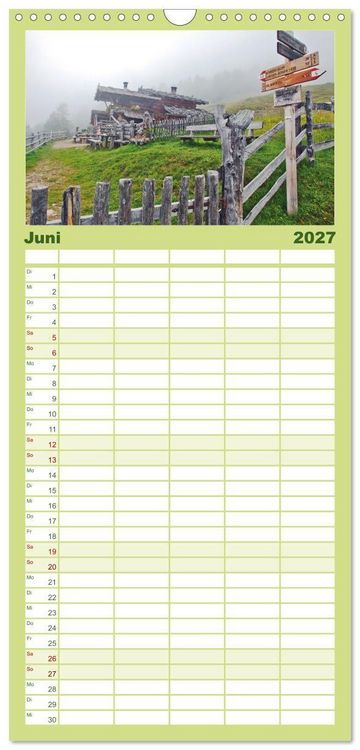 Produktbild: Familienplaner 2027 - Alte Zeitzeugen mit 5 Spalten (Wandkalender, 21 x 45 cm) CALVENDO
