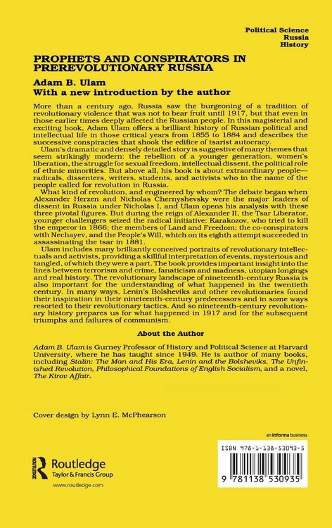 Produktbild: Prophets and Conspirators in Prerevolutionary Russia