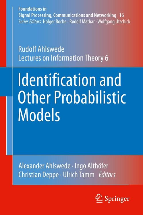 Produktbild: Identification and Other Probabilistic Models