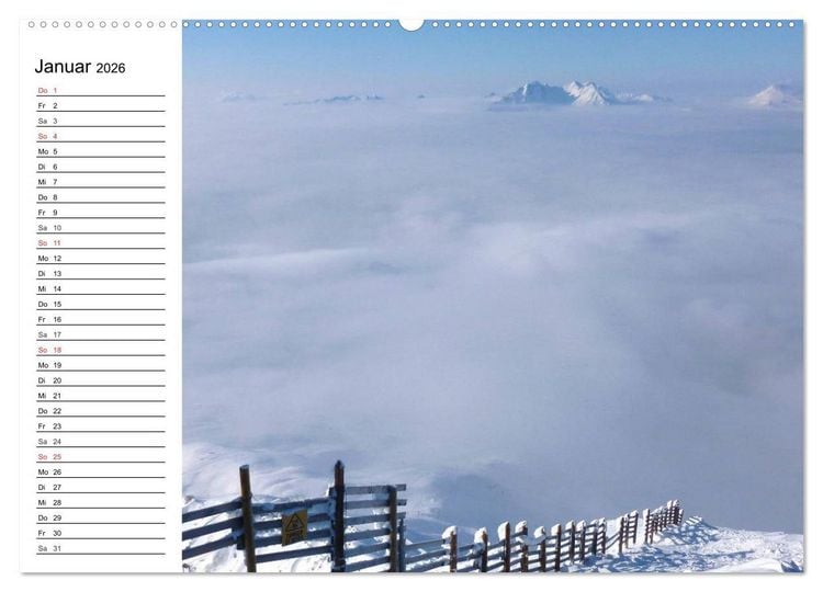 Produktbild: Winterm&auml;rchen. Landschaften im Schnee (Wandkalender 2026 DIN A2 quer), CALVENDO Monatskalender
