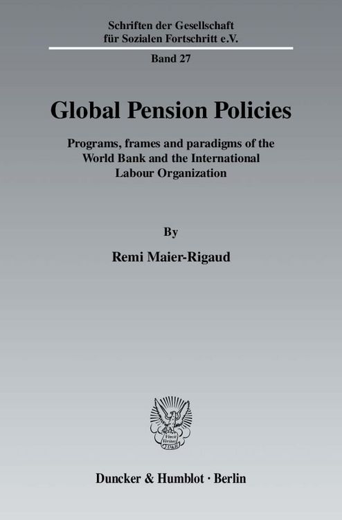 Produktbild: Global Pension Policies.