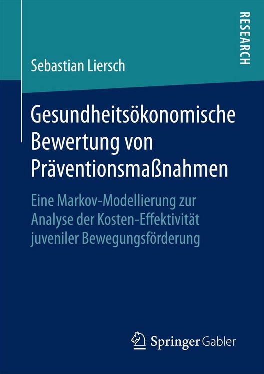 Produktbild: Gesundheits&ouml;konomische Bewertung von Pr&auml;ventionsma&szlig;nahmen
