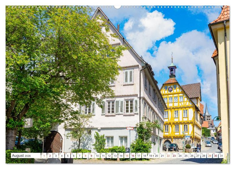 Produktbild: Sindelfingen Impressionen (Wandkalender 2026 DIN A2 quer), CALVENDO Monatskalender