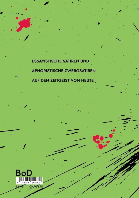 Produktbild: Satirische Essays zum Zeitgeist heute