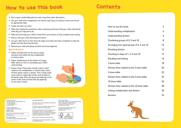 Produktbild: Collins Easy Learning Age 5-7 -- Multiplication and Division Ages 5-7: New Edition