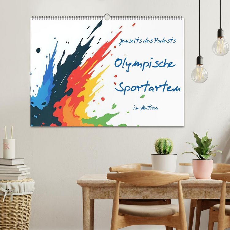 Produktbild: Jenseits des Podests - Olympische Sportarten in Aktion (Wandkalender 2026 DIN A2 quer), CALVENDO Monatskalender