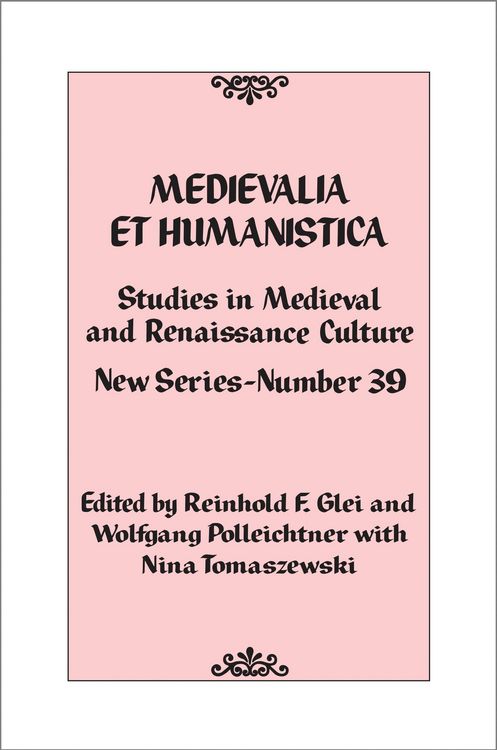 Produktbild: Medievalia et Humanistica, No. 39