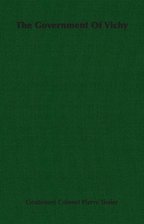 Produktbild: The Government of Vichy