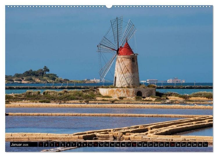 Produktbild: Sizilien - Perle im Mittelmeer (hochwertiger Premium Wandkalender 2026 DIN A2 quer), Kunstdruck in Hochglanz