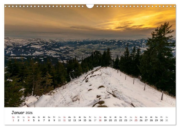 Produktbild: Unterwegs im Allg&auml;u (Wandkalender 2026 DIN A3 quer), CALVENDO Monatskalender