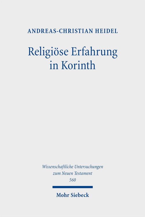 Produktbild: Religi&ouml;se Erfahrung in Korinth