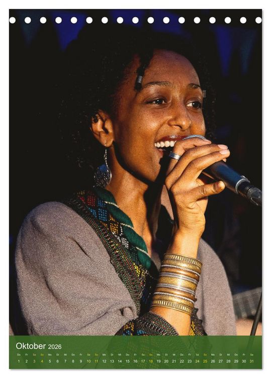 Produktbild: Women singing and playing Jazz (Tischkalender 2026 DIN A5 hoch), CALVENDO Monatskalender
