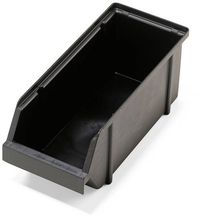 Produktbild: Raaco 113021 ESD Lagersichtbox (B x H x T) 125 x 126 x 300mm Schwarz 1St.