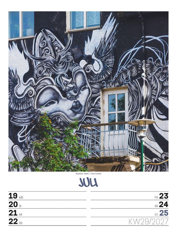 Produktbild: Street Art Wochenplaner Kalender 2027