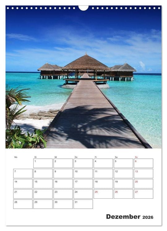 Produktbild: Inselparadiese im S&uuml;dpazifik (Wandkalender 2026 DIN A3 hoch), CALVENDO Monatskalender