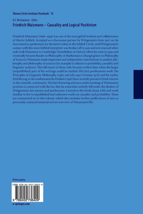 Produktbild: Friedrich Waismann - Causality and Logical Positivism