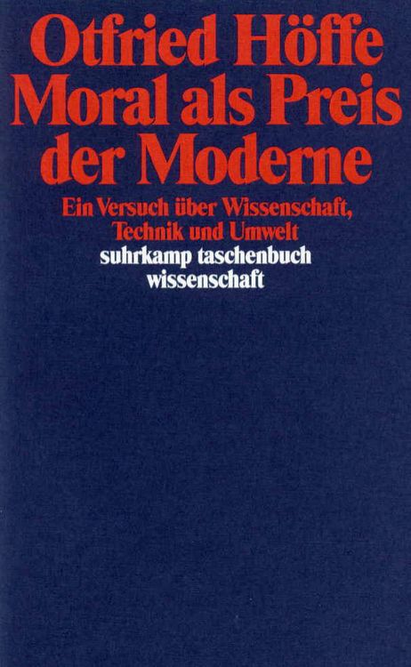 Produktbild: Moral als Preis der Moderne