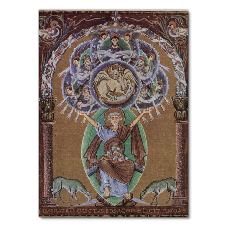 Produktbild: Lais Puzzle Meister des Evangeliars Ottos III. - Evangeliar Ottos III., Szene: Hl. Lukas 1000 Teile