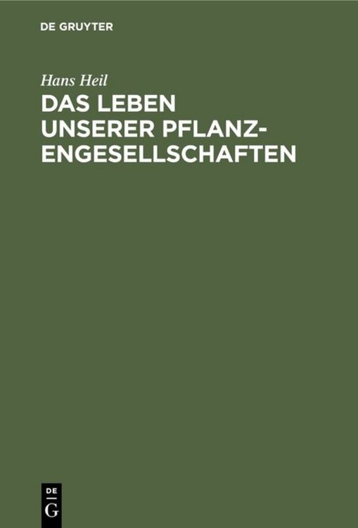 Produktbild: Das Leben unserer Pflanzengesellschaften
