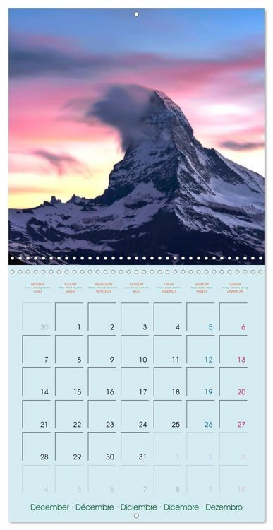 Produktbild: Discover Zermatt - Matterhorn - Switzerland (Wall Calendar 2026 12 &times; 12 Inch) CALVENDO 12 Month Wall Calendar