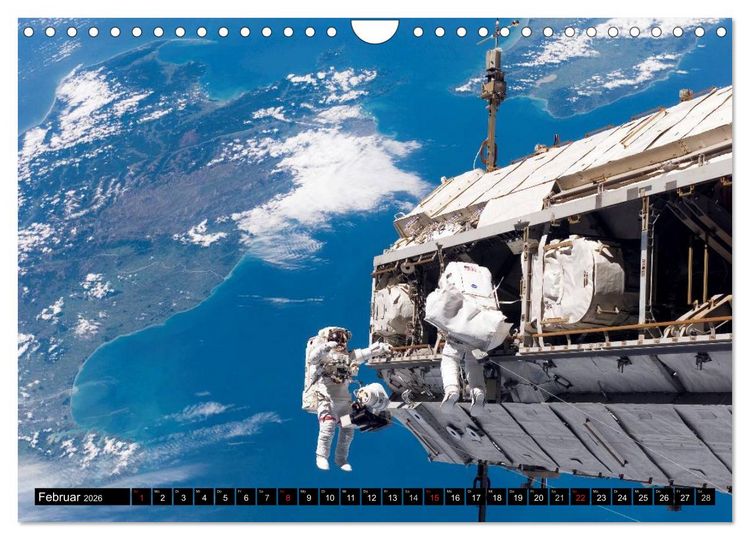 Produktbild: Raumfahrt und Weltall (Wandkalender 2026 DIN A4 quer), CALVENDO Monatskalender
