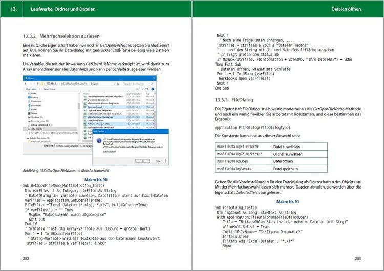 Produktbild: Excel VBA-Programmierung Makro-Programmierung f&uuml;r Microsoft 365, Excel 2021, 2019, 2016, 2013