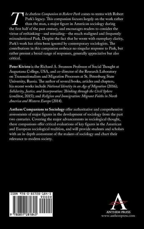Produktbild: The Anthem Companion to Robert Park