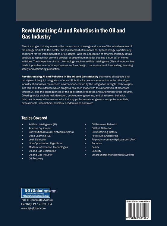 Produktbild: Revolutionizing AI and Robotics in the Oil and Gas Industry