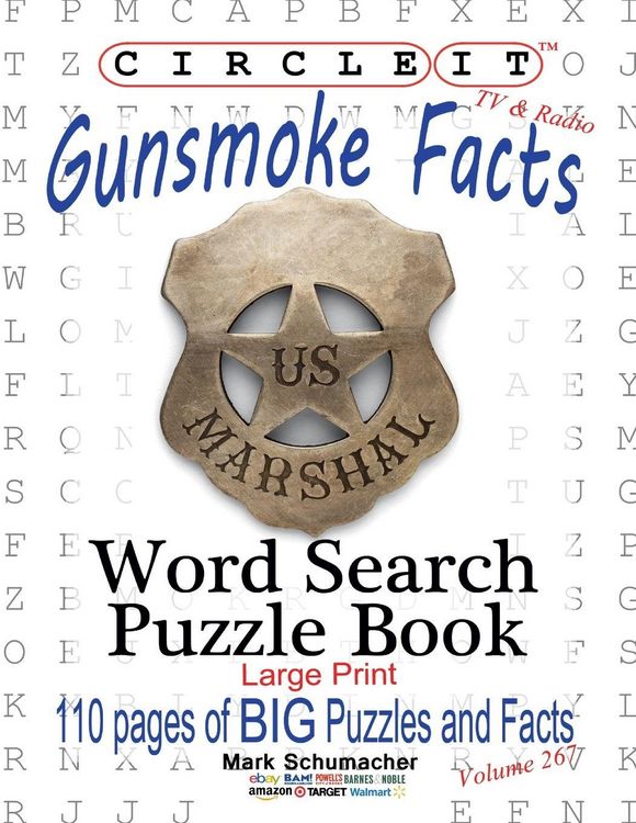 Produktbild: Circle It, Gunsmoke Facts, Word Search, Puzzle Book
