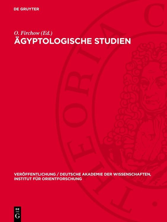 Produktbild: &Auml;gyptologische Studien
