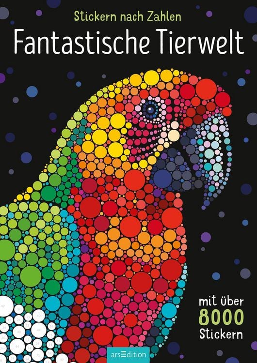 Produktbild: Stickern nach Zahlen &ndash; Fantastische Tierwelt