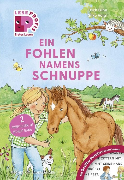 Produktbild: Leseprofis &ndash; Grossbuchstaben: ein Fohlen Namens Schnuppe, 1. Klasse