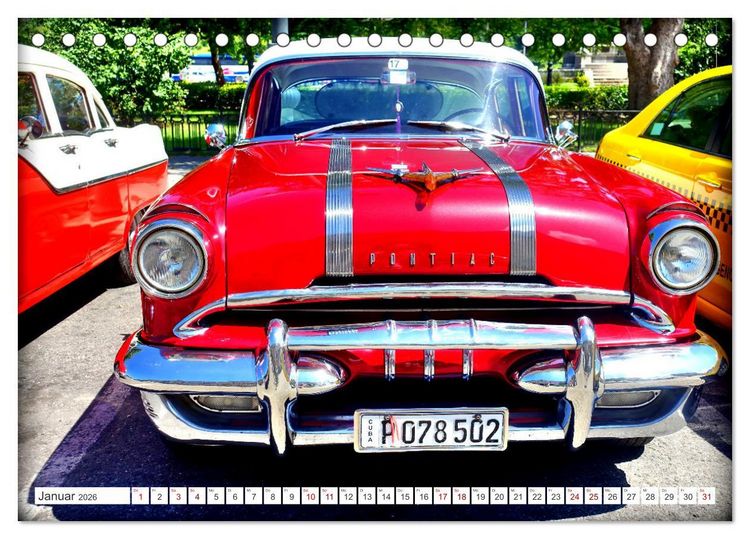 Produktbild: PONTIAC '55 (Tischkalender 2026 DIN A5 quer), CALVENDO Monatskalender