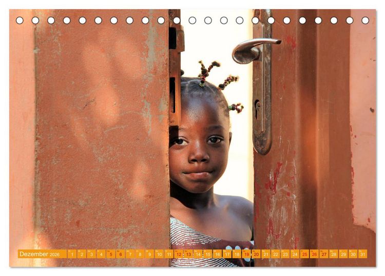 Produktbild: Westafrika Menschen 2026 (Tischkalender 2026 DIN A5 quer), CALVENDO Monatskalender