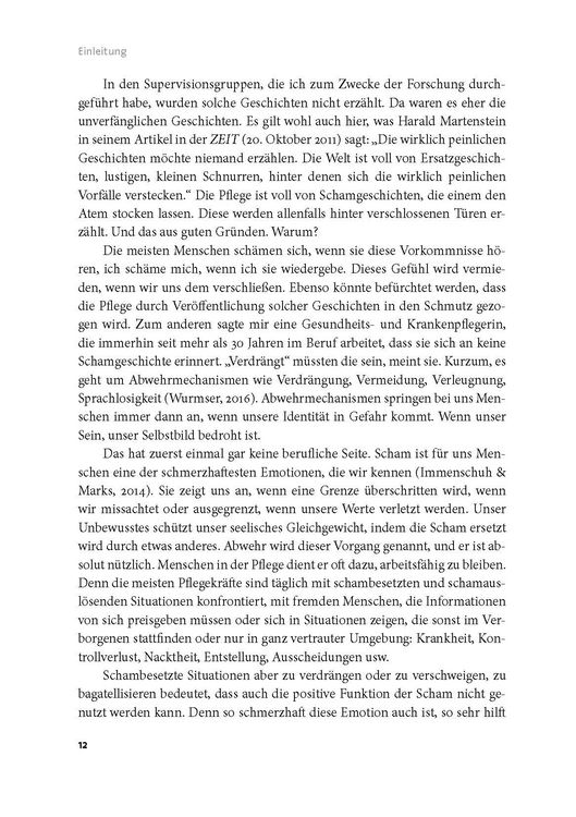 Produktbild: Unerh&ouml;rte Scham in der Pflege