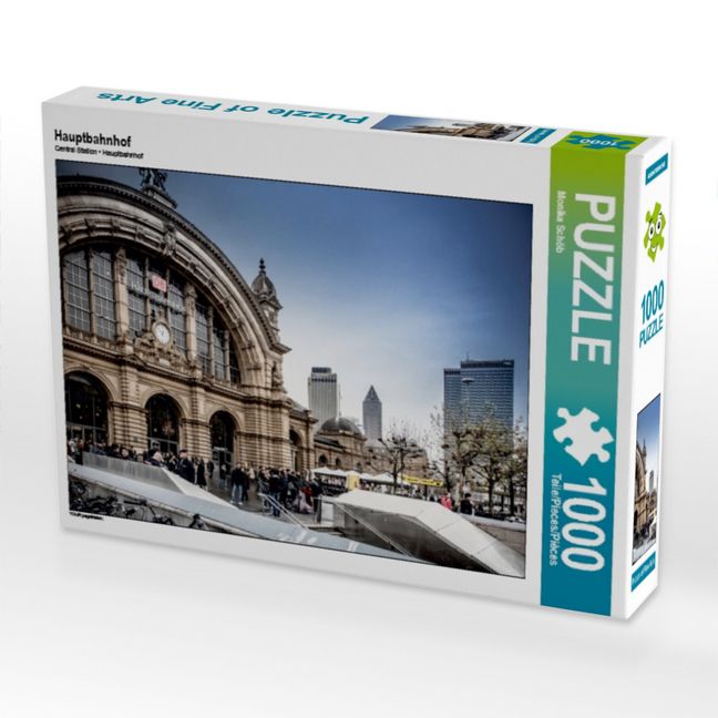 Produktbild: CALVENDO Puzzle Hauptbahnhof | 1000 Teile Lege-Gr&ouml;&szlig;e 64x48cm Foto-Puzzle f&uuml;r gl&uuml;ckliche Stunden