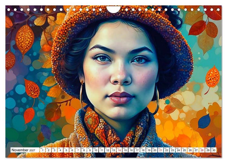 Produktbild: Daphne&rsquo;s Habitats, the Graphic Worlds of a Digital Muse (Wall Calendar 2027 DIN A4 landscape), CALVENDO 12 Month Wall Calendar