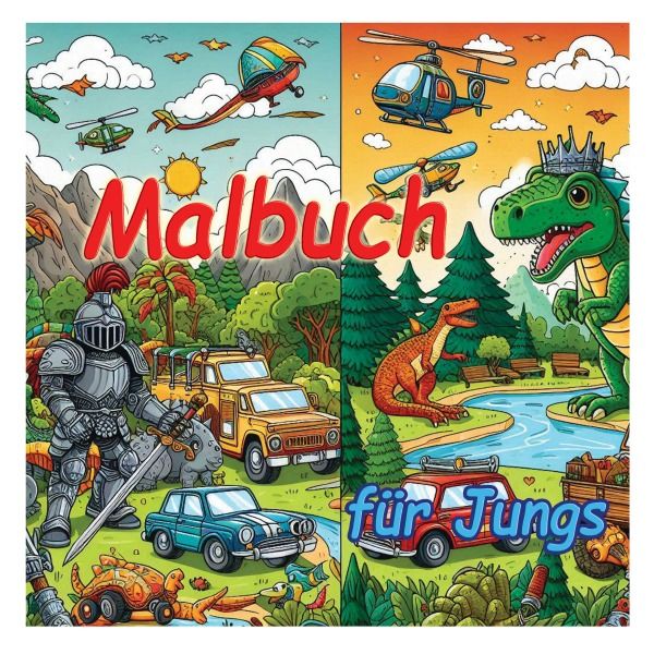 Produktbild: Malbuch f&uuml;r Jungs