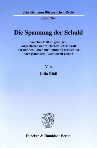 Produktbild: Die Spannung der Schuld.