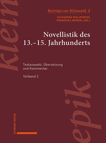 Produktbild: Novellistik des 13.-15. Jahrhunderts. Teilband 2