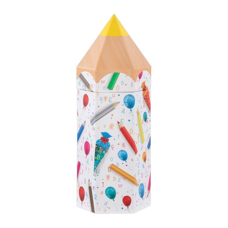Produktbild: Idena Geschenkbox Stiftform Schult&uuml;te 10x27x9cm