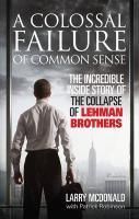 Produktbild: A Colossal Failure of Common Sense