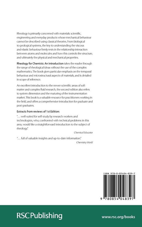 Produktbild: Rheology for Chemists