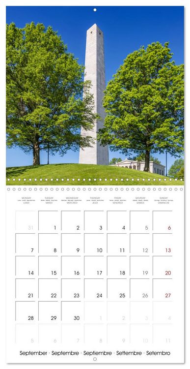 Produktbild: BOSTON Highlights (Wall Calendar 2026 12 &times; 12 Inch) CALVENDO 12 Month Wall Calendar