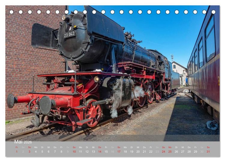 Produktbild: F&uuml;r Liebhaber des Dampfes (Tischkalender 2026 DIN A5 quer), CALVENDO Monatskalender