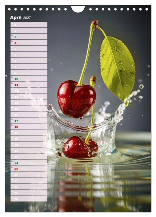 Produktbild: Erfrischendes Obst (Wandkalender 2027 DIN A4 hoch), CALVENDO Monatskalender