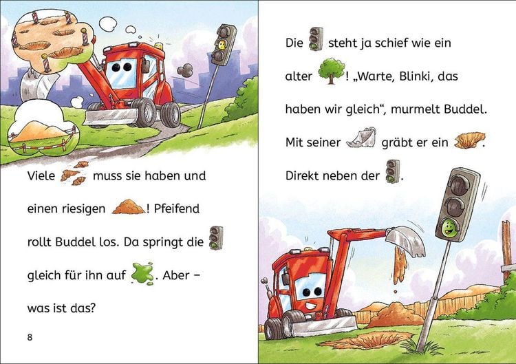 Produktbild: Bildermaus - Der kleine Bagger findet einen Schatz