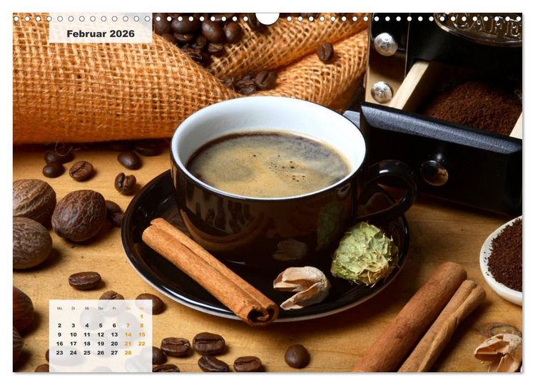 Produktbild: KAFFEE 2026 (Wandkalender 2026 DIN A3 quer), CALVENDO Monatskalender