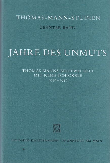 Produktbild: Jahre des Unmuts